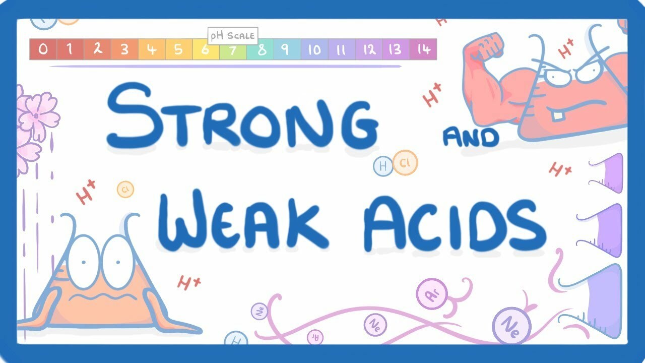 GCSE Chemistry - The pH Scale & Strong vs Weak Acids (Higher Tier) #35